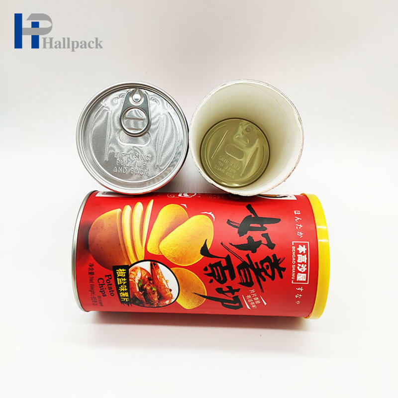 Tubo de papel de estaño redondo con base de papel cilíndrico que empaqueta para la comida 250G