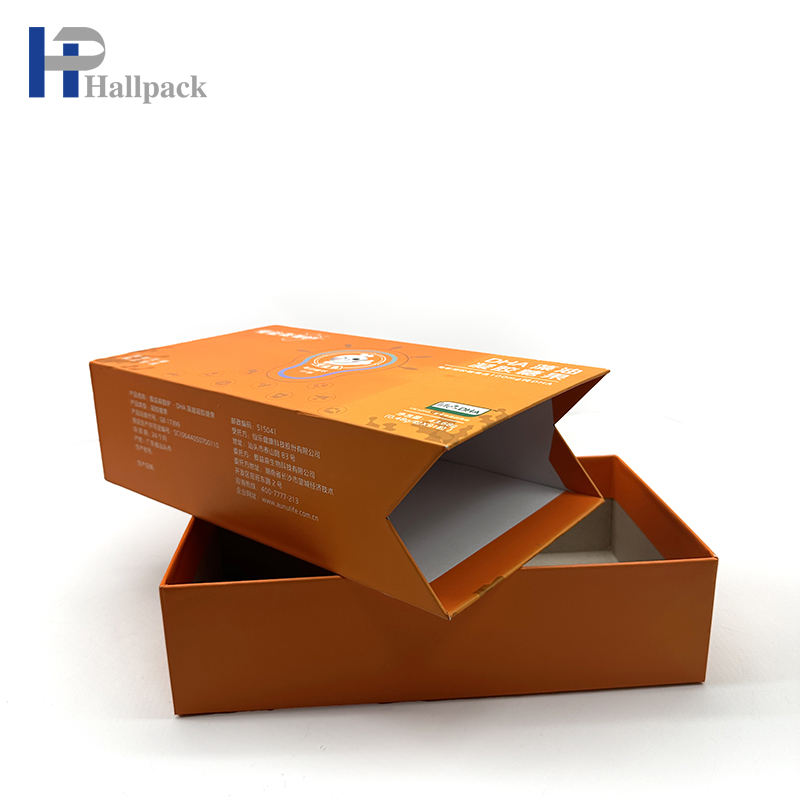 Caja deslizante cuadrada de embalaje ecológico, caja de teléfono con cajón de cartón rígido de impresión, caja de regalo de cartón de embalaje de lujo
