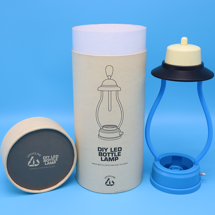 Caja cilíndrica de cartón electrónica respetuosa con el medio ambiente personalizada, embalaje de tubo de papel para cámara, reloj inteligente, auricular, luz LED