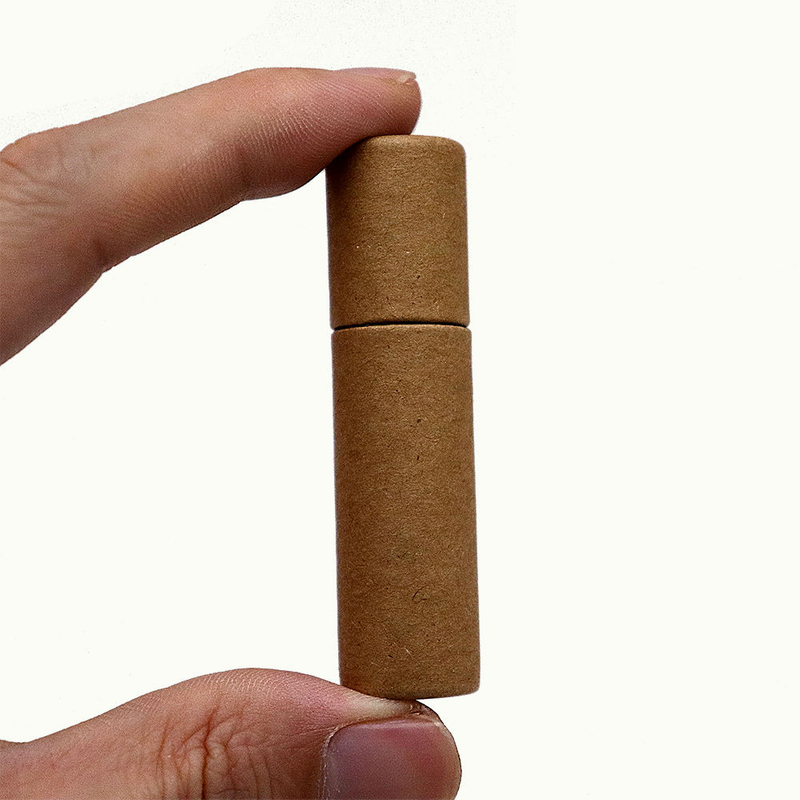Tubos de papel cosméticos biodegradables del tubo del protector labial de Eco de la fuente de la fábrica