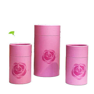 Paquete despegable fácil personalizado biodegradable Hallpack para embalaje de cilindro de papel para café, té y chocolate