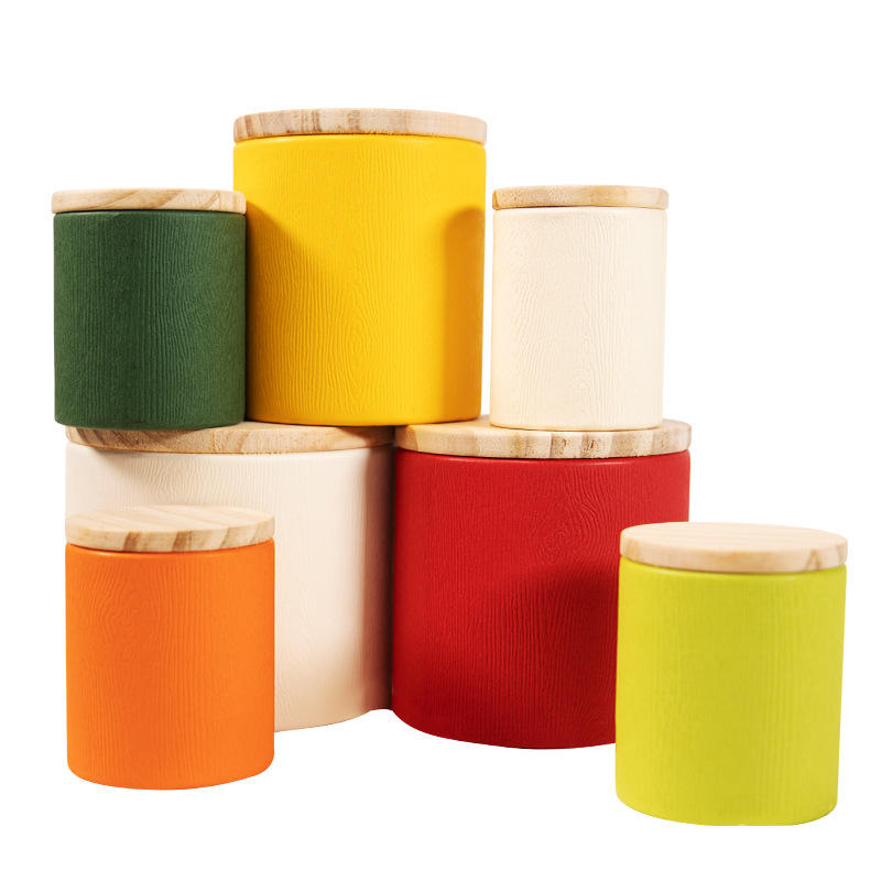 Cilindro de madera biodegradable para té, cubierta de calidad alimentaria, embalaje de café, tubo de papel Kraft, tubo redondo
