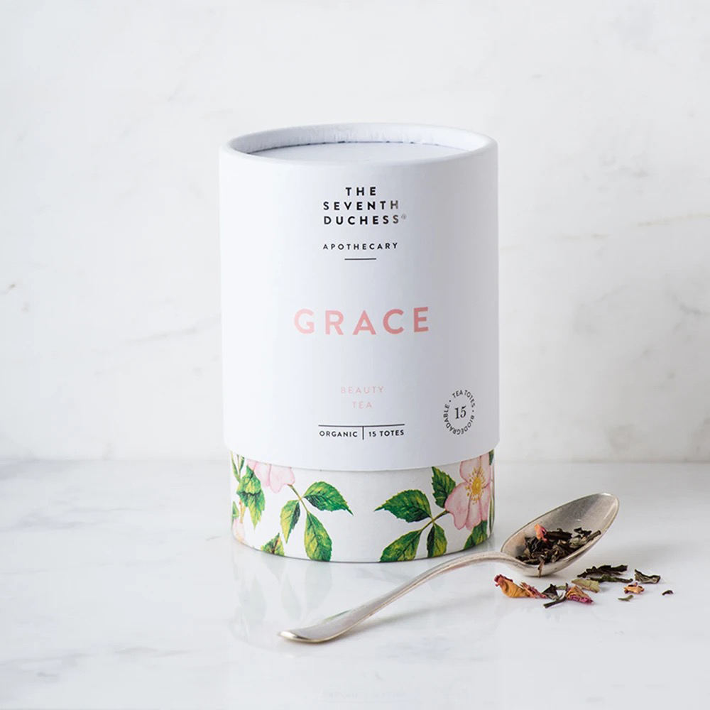 Cilindro biodegradable personalizado, embalaje de tubo de cartón de papel para alimentos, recipiente de té Premium, embalaje de caja de tubo para paquete de té suelto