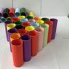 Núcleos de papel artístico de diseño de 2 pulgadas, tubos de papel de colores reciclables hechos a mano, 54mm