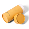 Caja de empaquetado del cilindro del tubo redondo de la camiseta del café del té de la comida cosmética del papel biodegradable al por mayor de la fábrica