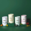 Embalaje de cilindro de papel de granos de café en polvo de proteína de té de grado alimenticio biodegradable, embalaje de tubo de papel Kraft personalizado para té