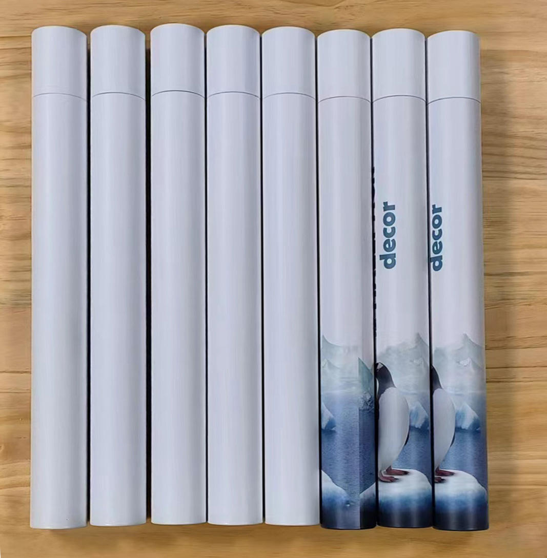 Tubo de papel Kraft ecológico de alta calidad, tamaño personalizado para envío por correo de velas artesanales, tubo de embalaje de papel más barato