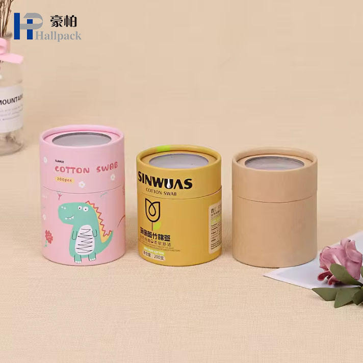 Conjunto de cajas de rosas de gamuza preservadas, cartón de embalaje para flores, regalo de flores de papel rígido biodegradable personalizado de forma redonda