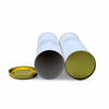 Tubos de envío personalizados Embalaje ecológico Tubos de papel personalizados Blanco Marrón Negro Soluciones de tubos de envío