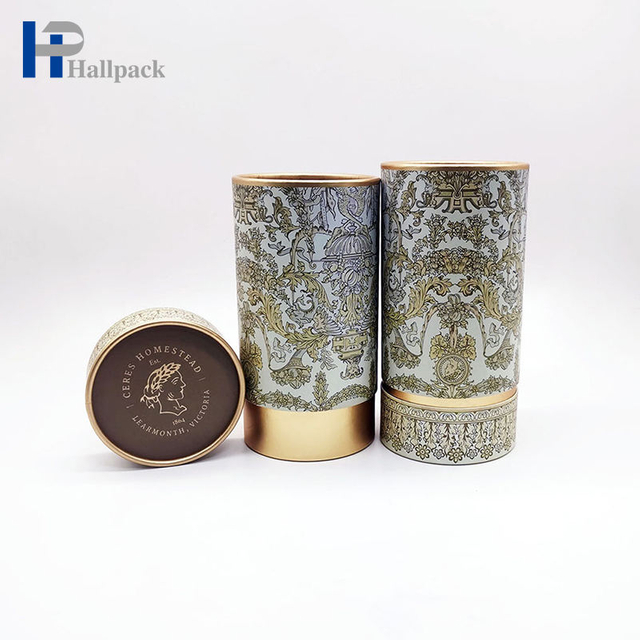 Tubos de té Kraft de papel ecológico, caja de tubos de papel de 30ml para productos cosméticos redondos para el hogar/cosméticos/alimentos/regalos y manualidades, se acepta 500 Uds.