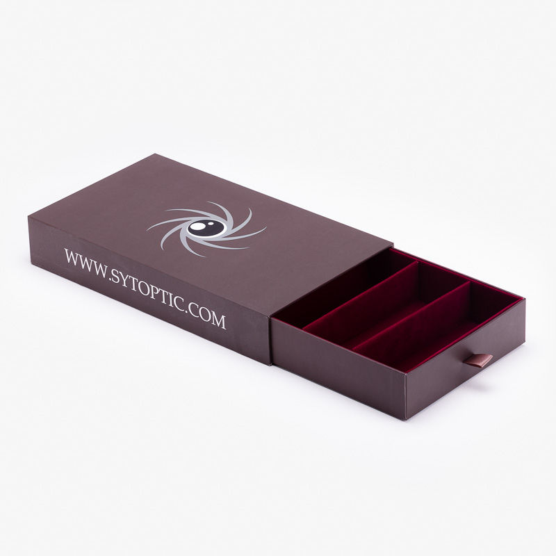 Embalaje de papel de cartón de impresión personalizada Cajón Cosméticos Aceite esencial Perfume Caja de regalo Embalaje de papel