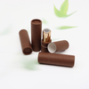 Embalaje de tubo de lápiz labial de papel Kraft biodegradable, diseño de marca, plato de papel Kraft giratorio, vela, uso artesanal, características, logotipo impreso