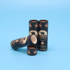 Venta caliente contenedor creativo cartón reciclable lápiz labial jabón bálsamo labial mantequilla palo de mantequilla cilindro de empuje embalaje de tubo de papel