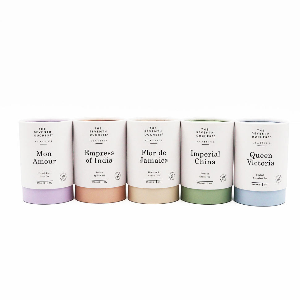 Cilindro más vendido, papel de aluminio incorporado, cubierta de aluminio, tubo de papel Kraft de calidad alimentaria, embalaje de tubo de papel de nuez de té y café