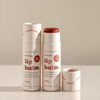 Hallpack 100% papel libre de plástico, tubo de bálsamo labial personalizado, forma redonda, cilindro de empuje hacia arriba, barra de loción, embalaje de tubos de papel