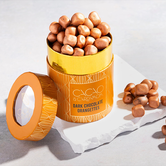 Embalaje de tubo biodegradable a precio de fábrica Hallpack para café Embalaje de tubo de papel personalizado ecológico para galletas de chocolate