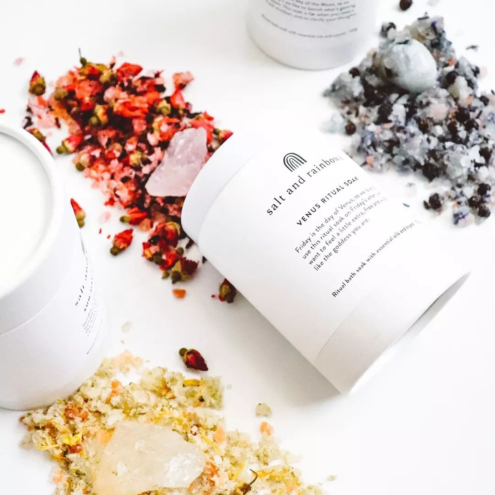 Hallpack Tubo de embalaje personalizado hecho a mano, 100% libre de plástico para sal, embalaje de tubo redondo artesanal ecológico para vela