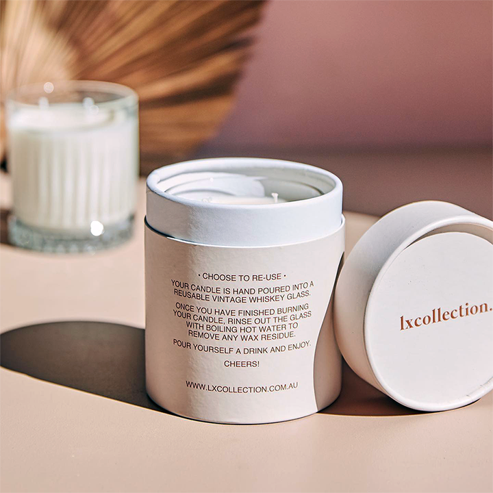 Caja cilíndrica de papel Kraft sin plástico biodegradable, personalizada para velas de jabón, aceites esenciales, embalaje de tubos de papel