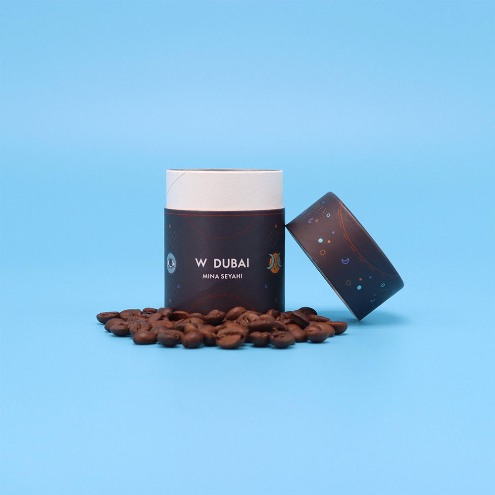 Logotipo de impresión personalizado, embalaje de tubo de papel para té, contenedor cilíndrico de cartón de calidad alimentaria para embalaje de caja redonda de té y café