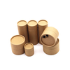 Tubo cilíndrico redondo de cartón ecológico de papel Kraft personalizado con agitador superior, tubo de papel, contenedor de sal y especias, embalaje de polvo