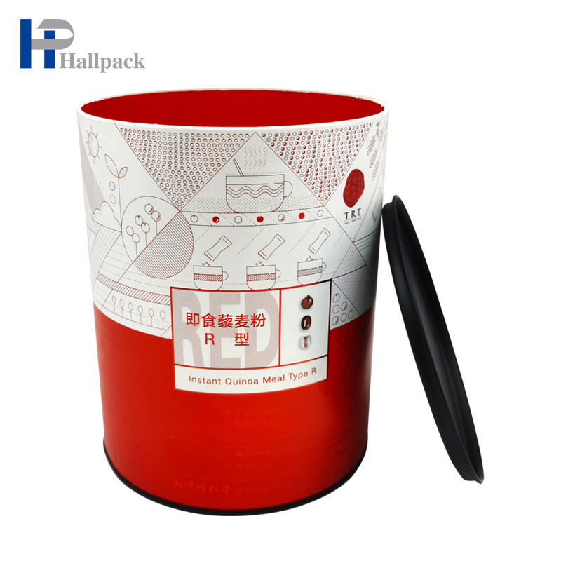 Tubo Caja de papel Alimentos Cigarrillo Tubo grande Embalaje de papel artesanal