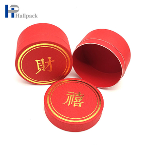 La caja redonda de empaquetado cilíndrica colorida modifica el empaquetado de los tubos de papel para requisitos particulares de la vela