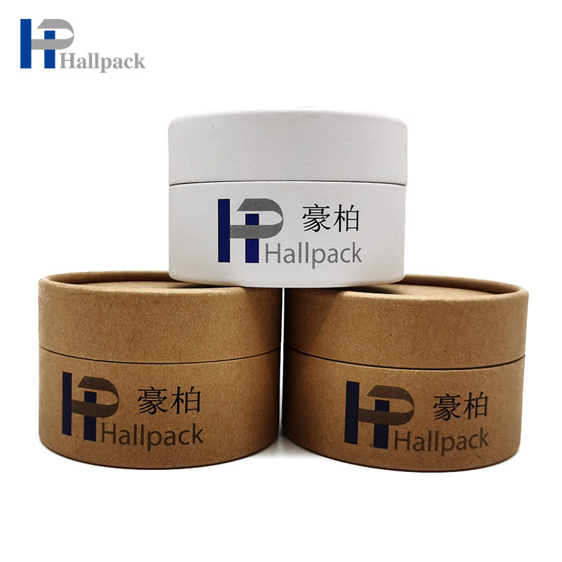 Tubo de vela de papel marrón Productos para el cuidado de la piel Tubo de papel grueso