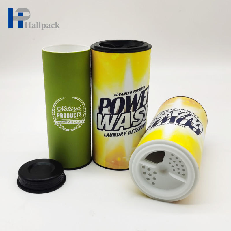 Tubo de papel de embalaje de detergente en polvo vacío duradero de tubo de cartón vacío duradero de nuevo diseño