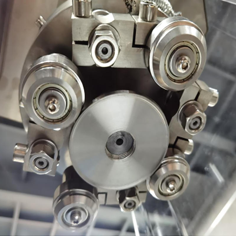 Máquina de sellado de latas con rueda de dos o cuatro cuchillas, vertical, no giratoria, de alta calidad