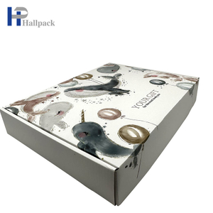 Caja de correo de papel Kraft Caja de avión corrugado de cartón reciclado