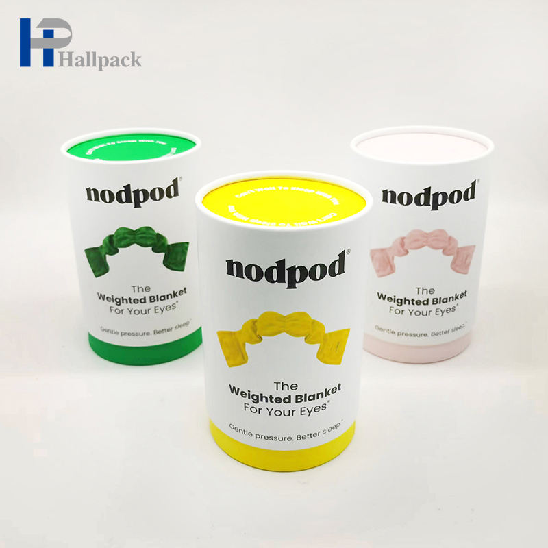 Cartón Kraft personalizado y tubo de papel especial, embalaje cilíndrico redondo para perfumes y camisetas, artesanía hecha a mano con superficie en relieve