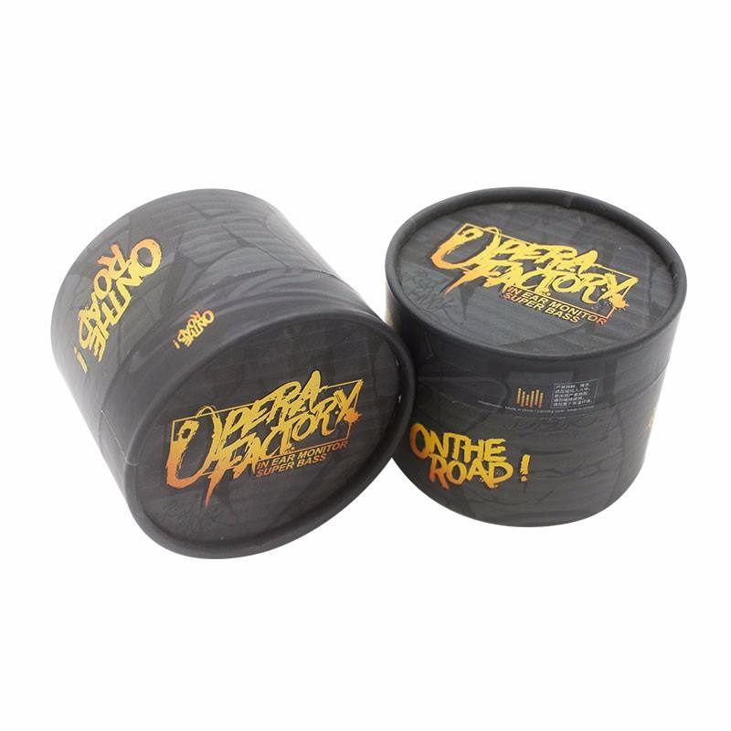 Kraft redondo con cartón sintético estampado y papel artesanal para tubo de papel de cartón cosmético