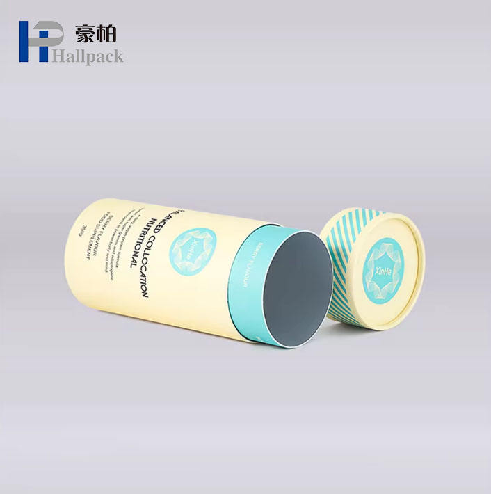 Tubo de papel que empaqueta el envase del cilindro de la cartulina de la categoría alimenticia para el empaquetado de la caja redonda del té