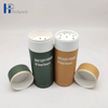 Modifique el tubo cosmético colorido biodegradable del papel de la coctelera del envase del cilindro del tamiz para requisitos particulares