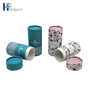 Tubo de cartón de forma redonda con brillo de labios con logotipo personalizado, tubo de embalaje de papel Push Up con papel Deadorant