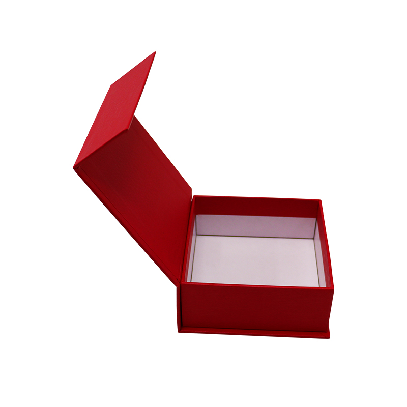 Embalaje de caja en forma de libro de papel para aretes Jewelry Gift Design Square Magnetic Carton