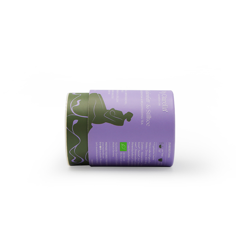 Embalaje de tubos de papel con tapas para té suelto Café de comida Cutsomised