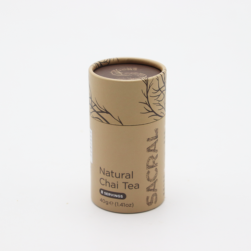 Embalaje de tubo de té redondo biodegradable de grado alimenticio