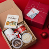 Caja de regalo de Navidad de embalaje en forma de libro de diseño personalizado para chocolates galletas regalos de dulces