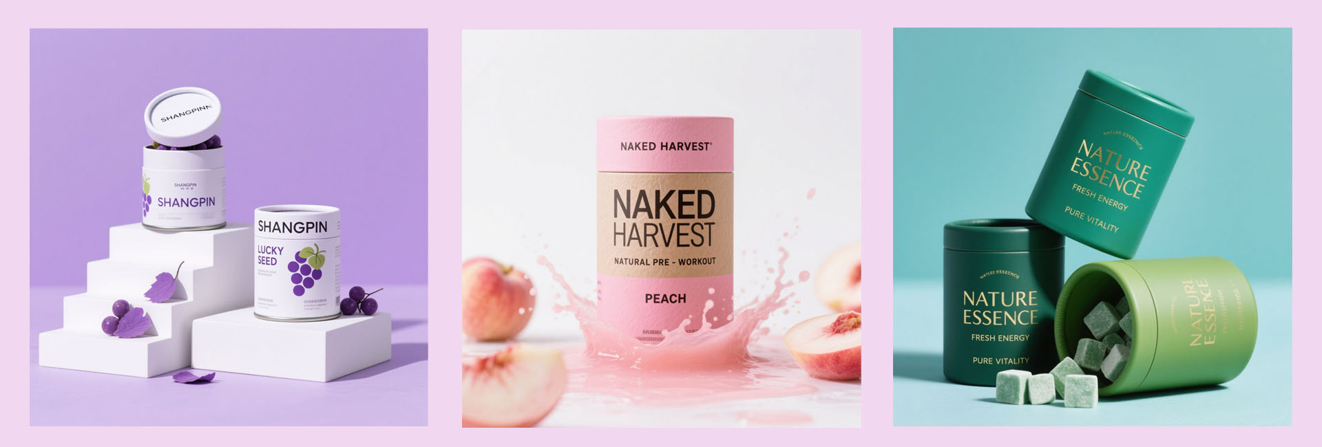 Embalaje de tubo redondo para gommies