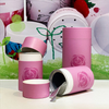 Paquete despegable fácil personalizado biodegradable Hallpack para embalaje de cilindro de papel para café, té y chocolate