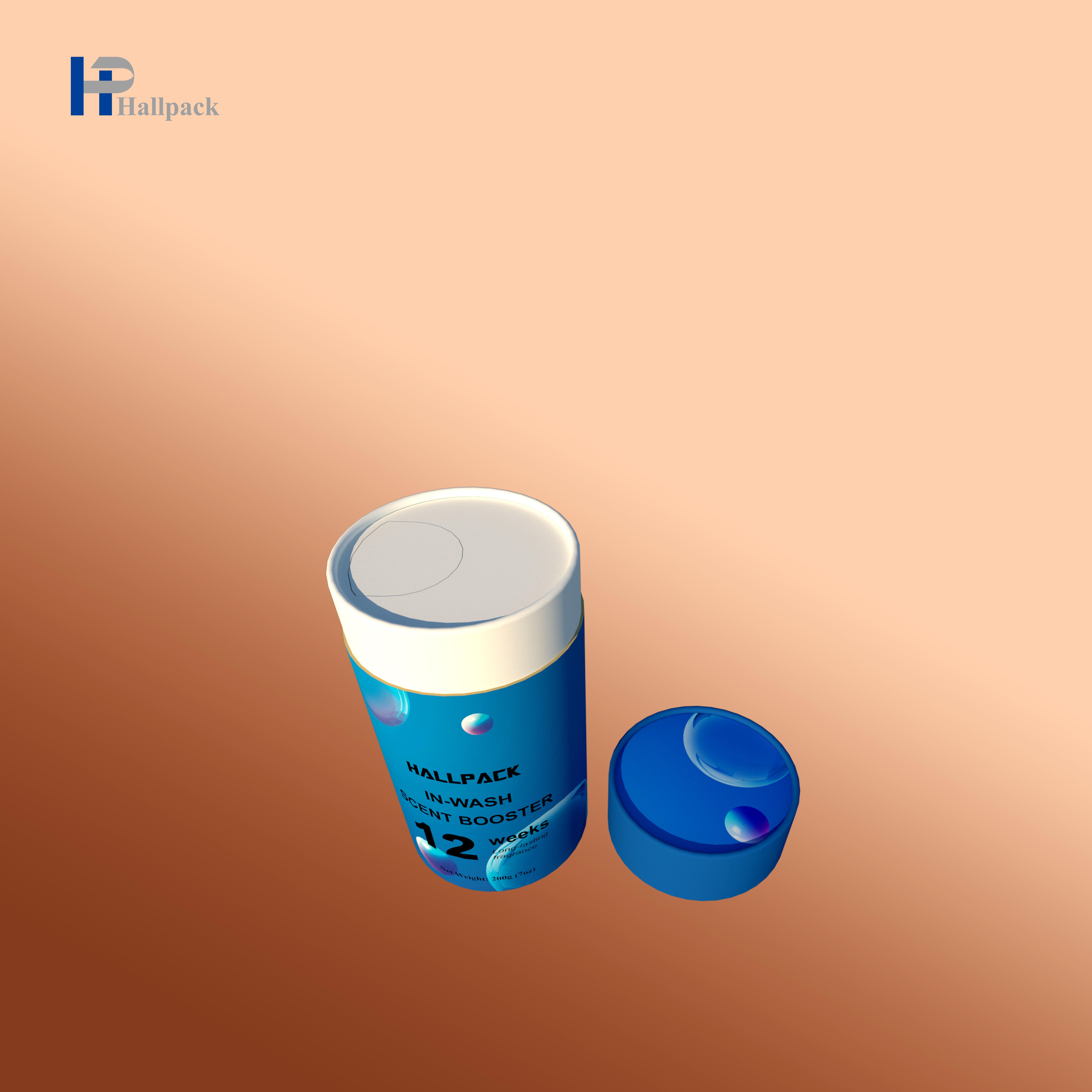 Tubo de cartón de forma redonda con logotipo personalizado, tubo de embalaje Push Up de papel, potenciador de aroma cosmético, embalaje de tubo de papel
