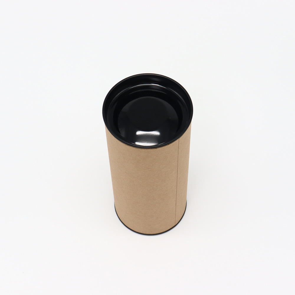 Paquete de caja de tubo redondo empaquetado en cartón modificado para requisitos particulares amistoso de la categoría alimenticia del diseño de Eco para el té del café