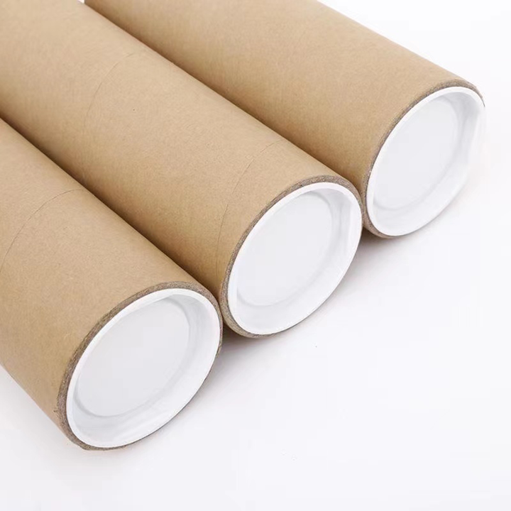 Tubo amistoso de encargo del papel de la caja del cilindro de la cartulina de Eco que empaqueta para el cartel del papel pintado del mapa