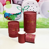 Caja cilíndrica de papel artesanal biodegradable Hallpack personalizada para aceites perfumados, velas y aceites esenciales, embalaje de tubos de papel