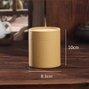 Envasado de cilindro redondo de tubo de papel Kraft personalizado de calidad alimentaria biodegradable para polvo de proteína de té y granos de café