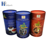 Bote de té ecológico, tubo de papel de calidad alimentaria, tubo de papel Kraft para alimentos, impresión personalizada, papel cilíndrico biodegradable Premium