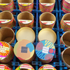 Material reciclado biodegradable, impresión personalizada, cartón duro Kraft, cilindro, tubo de papel, embalaje, logotipo Hallpack