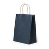Bolsa de embalaje de papel Kraft reciclable personalizada con asa de transporte Solución de embalaje biodegradable de fábrica