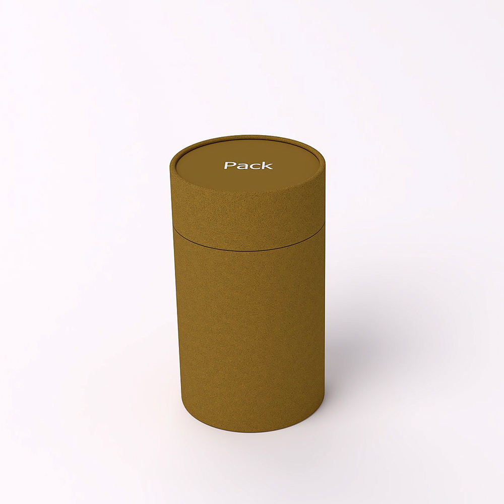 Cilindro biodegradable del café de la categoría alimenticia que empaqueta el empaquetado redondo personalizado del tubo del papel del arte de Eco